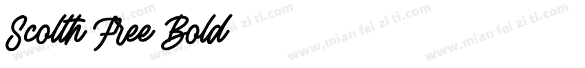 Scolth Free Bold字体转换